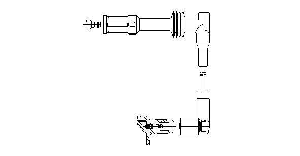 Провод зажигания BREMI 1A09/48