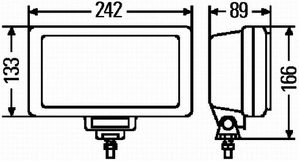 Противотуманная фара HELLA/BEHR/PAGID 1NE 006 300-051