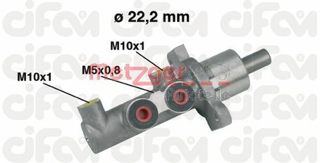 Главный тормозной цилиндр cifam METZGER 202-344
