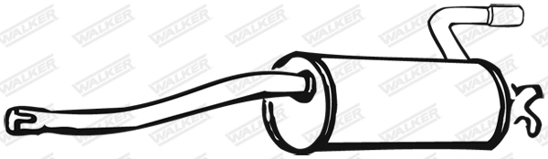 Глушитель выхлопных газов конечный WALKER PRODUCTS 21615