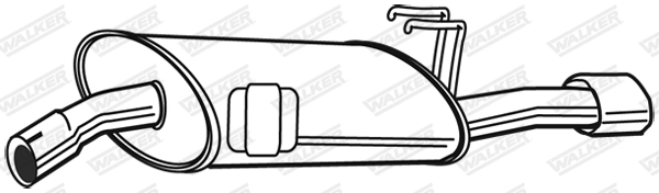 Глушитель выхлопных газов конечный WALKER PRODUCTS 21846