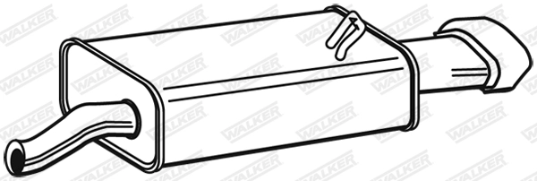 Глушитель выхлопных газов конечный WALKER PRODUCTS 21989