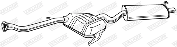 Глушитель выхлопных газов конечный WALKER PRODUCTS 22117