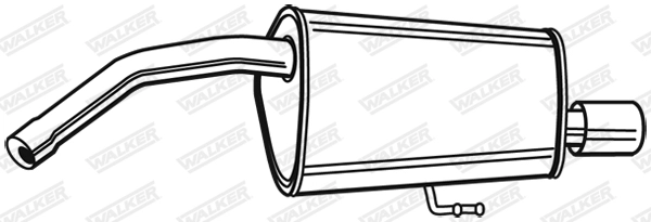 Глушитель выхлопных газов конечный WALKER PRODUCTS 22122