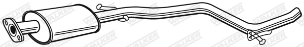 Средний глушитель выхлопных газов WALKER PRODUCTS 22820
