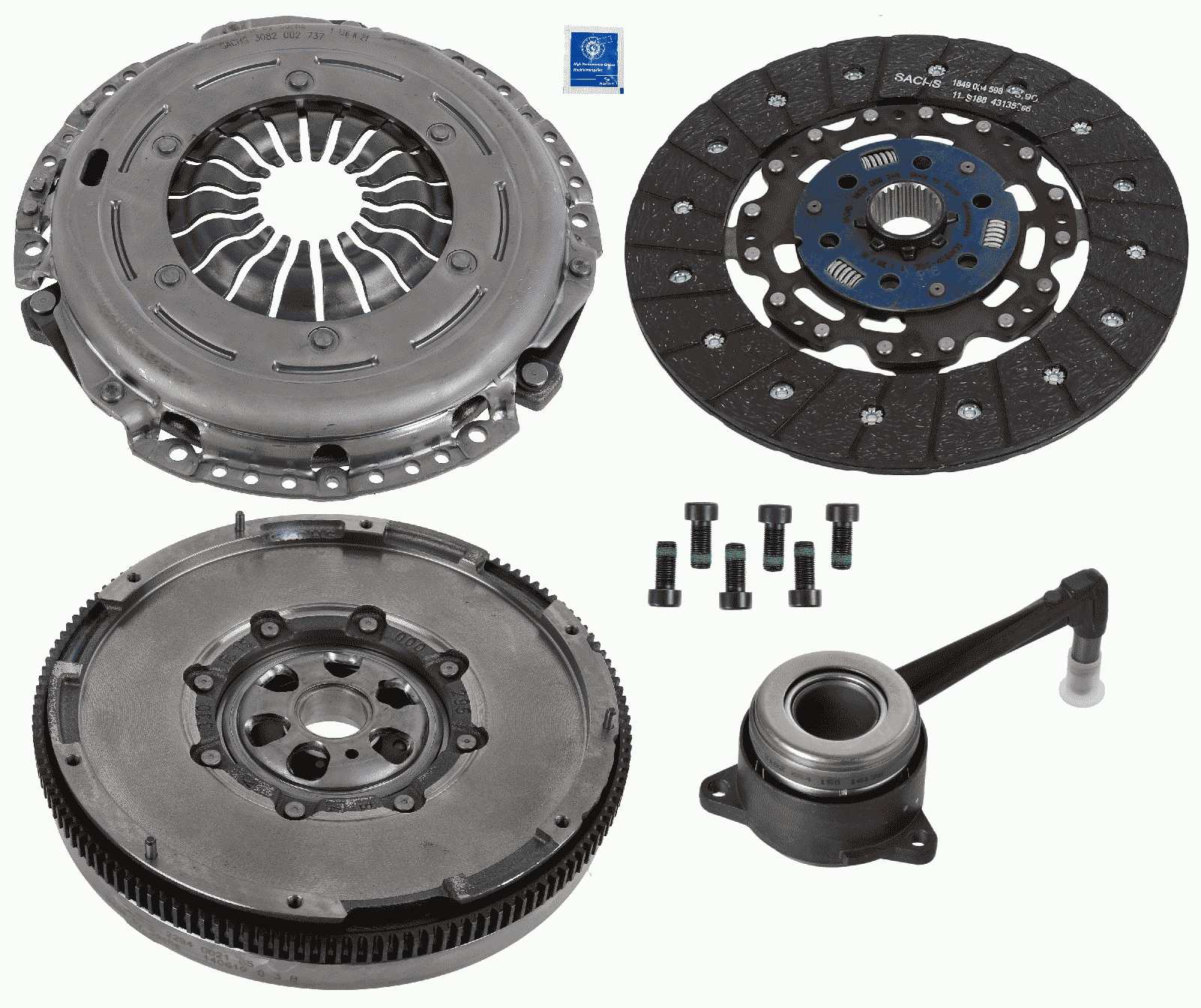 Комплект сцепления zms modul xtend plus csc SACHS 2290 601 165