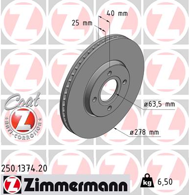 Тормозной диск coat z