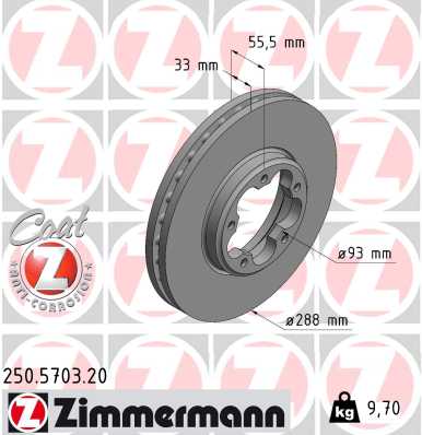 Тормозной диск coat z