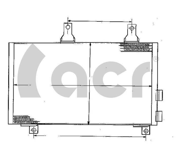 Конденсатор кондиционер ACR 300236