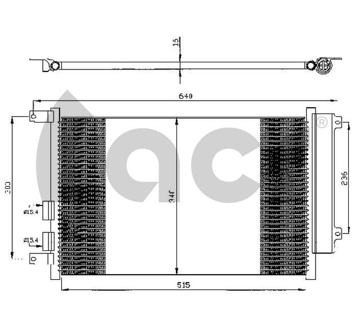 Конденсатор кондиционер ACR 300541