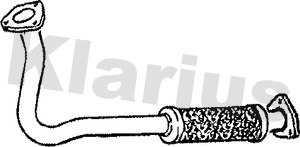Труба выхлопного газа KLARIUS 301137