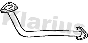 Труба выхлопного газа KLARIUS 301729