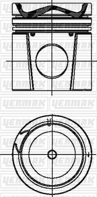 Поршень YENMAK 31-03034-000