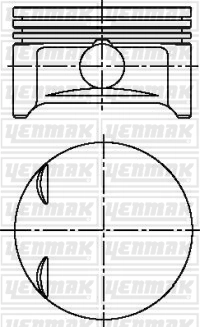 Поршень YENMAK 31-04213-000