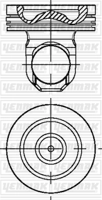 Поршень YENMAK 31-04918-000