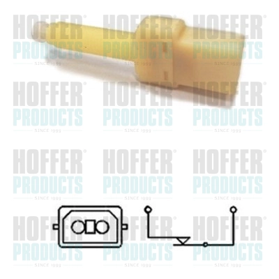 Выключатель фонаря сигнала торможения HOFFER 3500014
