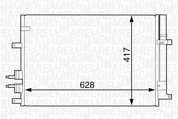 Конденсатор кондиционер MAGNETI MARELLI 350203616000