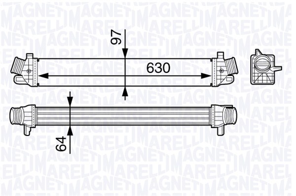 Интеркулер MAGNETI MARELLI 351319202980
