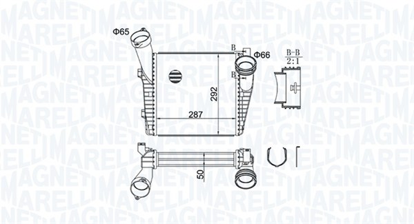 Интеркулер MAGNETI MARELLI 351319204400