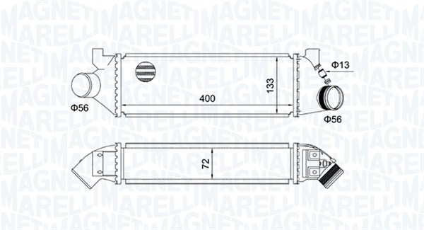 Интеркулер MAGNETI MARELLI 351319204950
