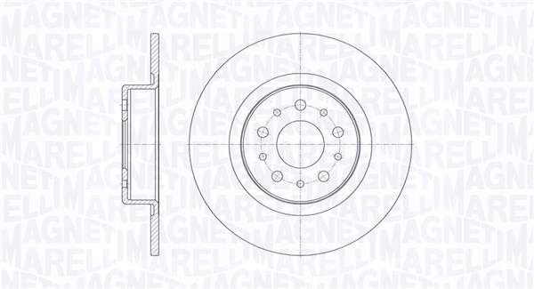 Тормозной диск MAGNETI MARELLI 361302040139