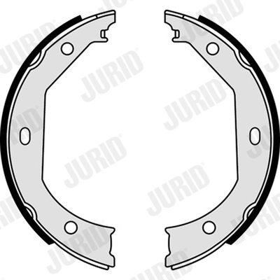 Комплект тормозных колодок стояночная тормозная система JURID 362402J
