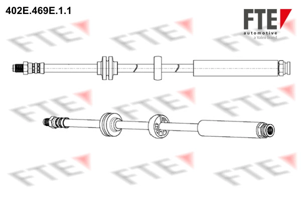 Тормозной шланг FTE 402E.469E.1.1