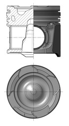Поршень KOLBENSCHMIDT 40910610