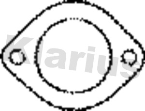 Прокладка труба выхлопного газа KLARIUS 410005