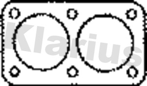 Прокладка труба выхлопного газа KLARIUS 410228