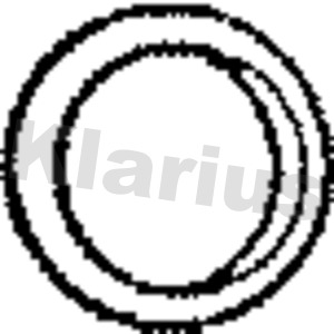 Уплотнительное кольцо труба выхлопного газа KLARIUS 410272