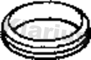 Уплотнительное кольцо труба выхлопного газа KLARIUS 410336