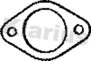 Прокладка труба выхлопного газа KLARIUS 410823