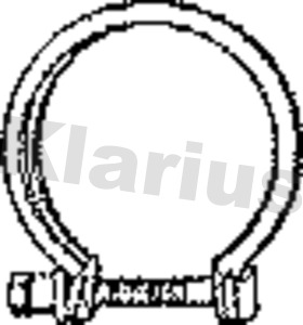 Соединительные элементы система выпуска KLARIUS 430282