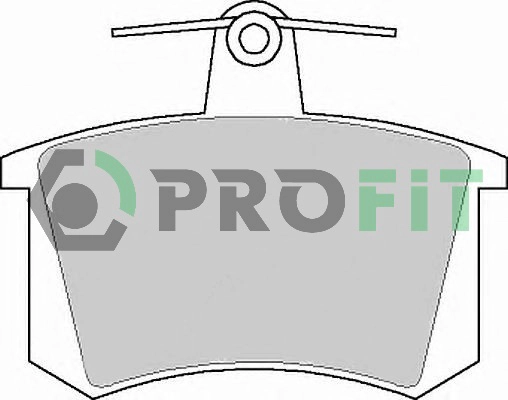 Комплект тормозных колодок дисковый тормоз PROFIT 5000-0222