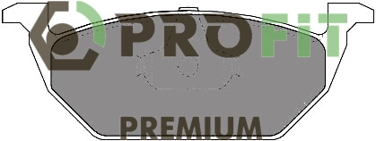 Комплект тормозных колодок дисковый тормоз PROFIT 5005-1094