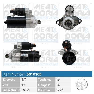 Стартер MEAT & DORIA 5010103