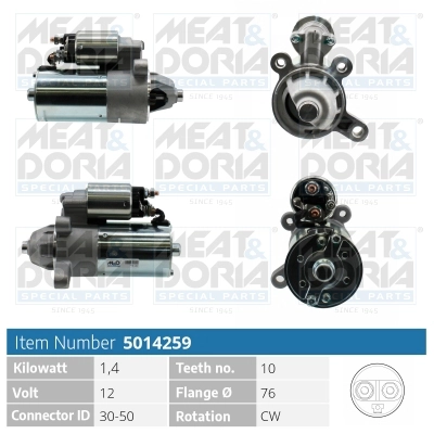 Стартер MEAT & DORIA 5014259