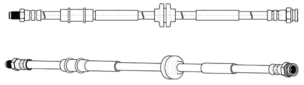 Тормозной шланг CEF 512708