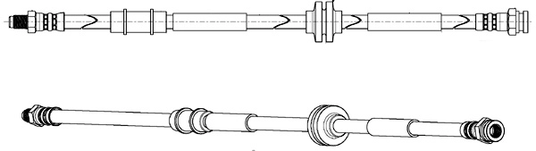 Тормозной шланг CEF 512710
