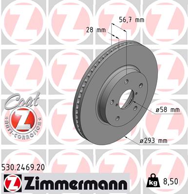 Тормозной диск coat z