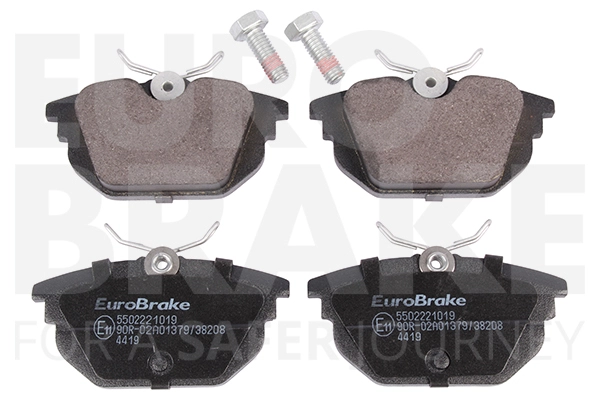 Комплект тормозных колодок дисковый тормоз EUROBRAKE 5502221019