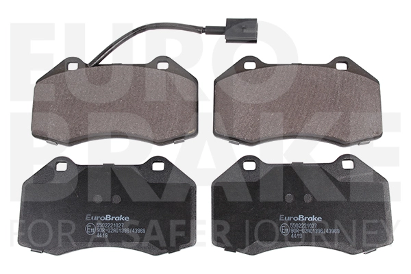 Комплект тормозных колодок дисковый тормоз EUROBRAKE 5502221027