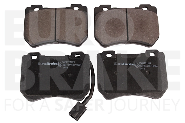 Комплект тормозных колодок дисковый тормоз EUROBRAKE 5502221028