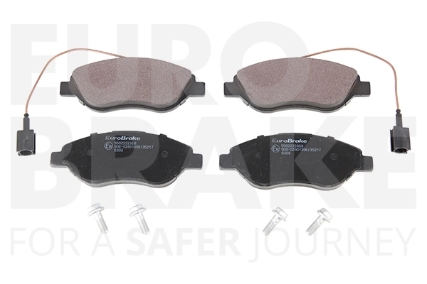 Комплект тормозных колодок дисковый тормоз EUROBRAKE 5502222369