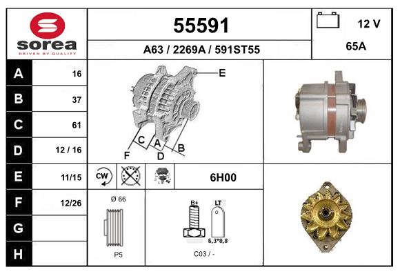 Генератор EAI 55591
