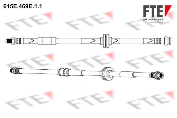Тормозной шланг FTE 615E.469E.1.1