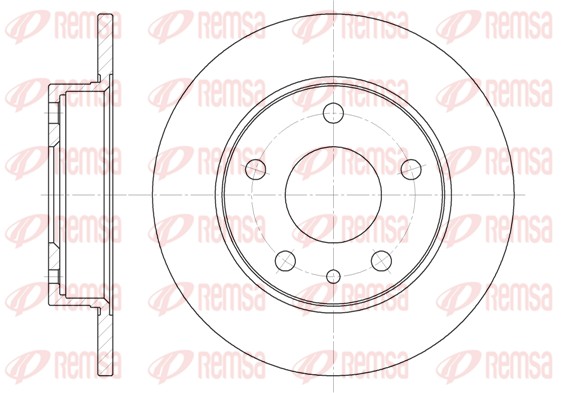 Тормозной диск REMSA 6516.00