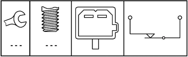 Выключатель фонаря сигнала торможения HELLA/BEHR/PAGID 6DD 008 622-721