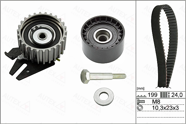 Комплект ремня грм AUTEX 702824